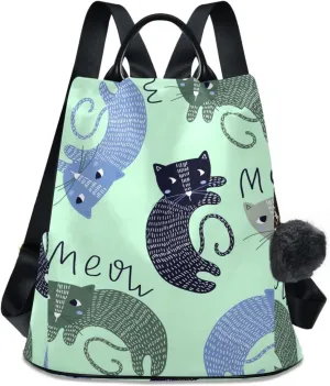 Women Backpack Daypack Casual Shoulder Bag Vintage Anti-theft Travel Backpack for Outing Shopping Traveling Going Out Pattern 5