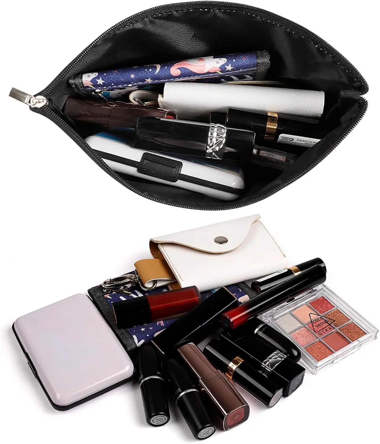Women Native Southwest American Indian Aztec Green Toiletry Bag Holder Multifunction Travel Makeup Lazy Zipper Tote Bag Large Capacity for Toiletry Digital Accessories Travel