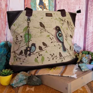 Women's Bird Safari Canvas Tote by Chala 912PB0