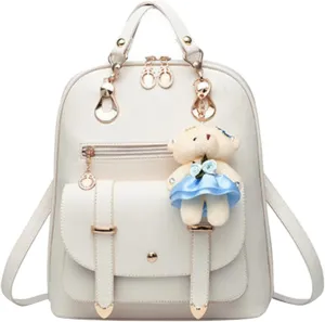 Women's Function Casual Backpack Practical Zipper Casual Purpose Tote Backpacks Day Packs Lightweight for Women