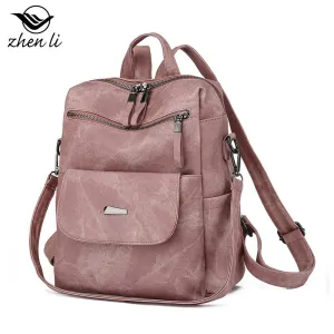 Women's Innovative Creative Large Capacity Retro Backpacks