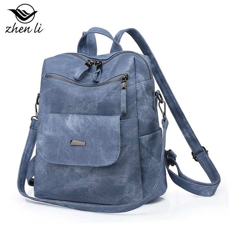 Women's Innovative Creative Large Capacity Retro Backpacks