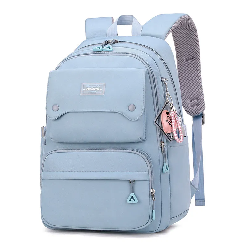 Women's Natural Fish Large Capacity Lightweight Primary Backpacks