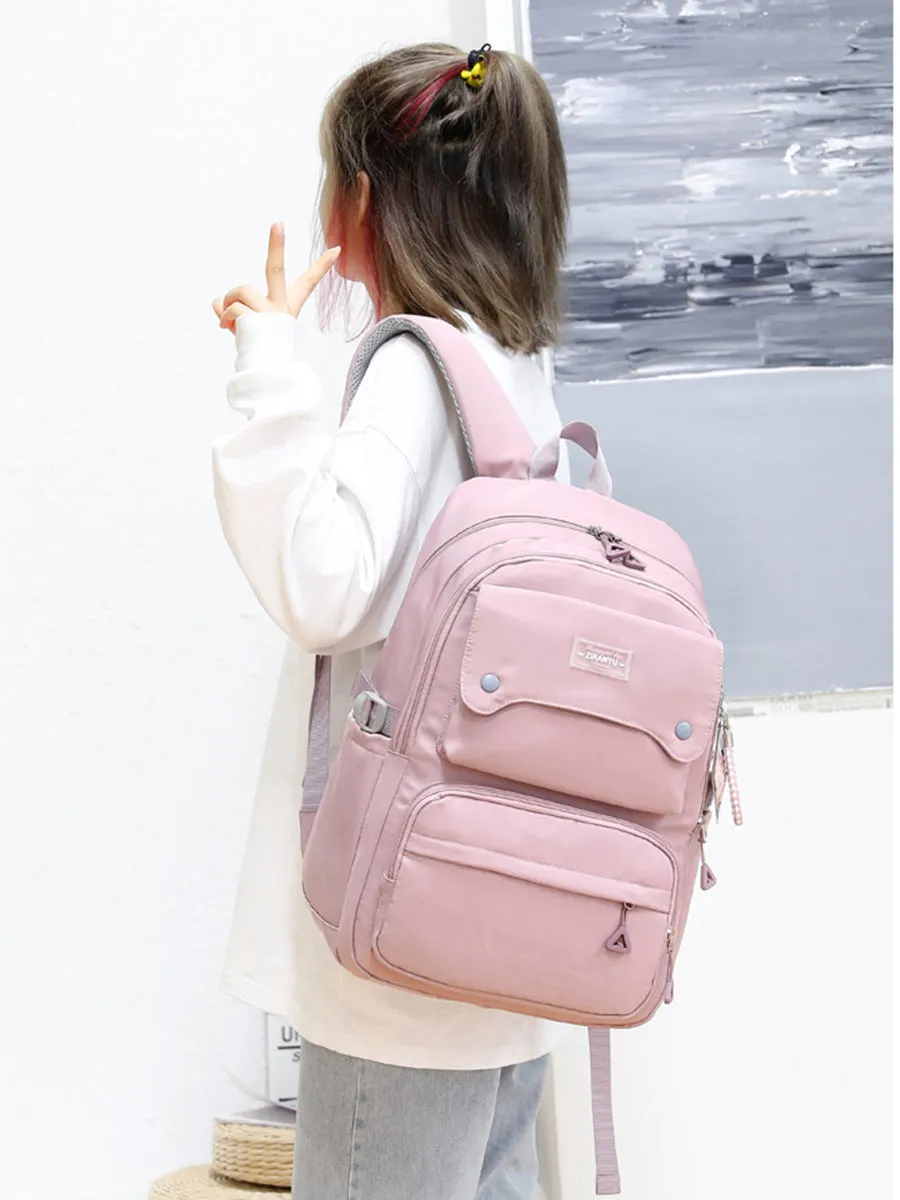 Women's Natural Fish Large Capacity Lightweight Primary Backpacks