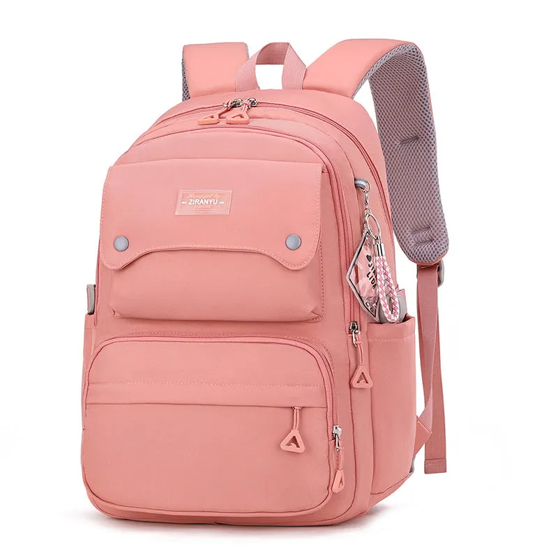 Women's Natural Fish Large Capacity Lightweight Primary Backpacks