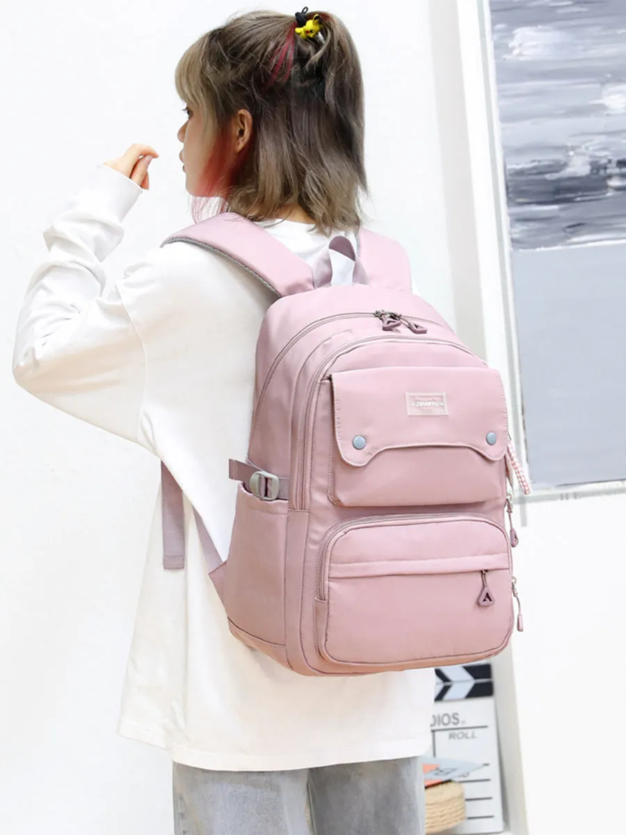 Women's Natural Fish Large Capacity Lightweight Primary Backpacks