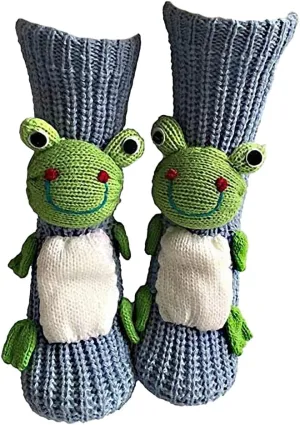 Women's Thick Knit Skid proof Warm Casual Floor Carpet Socks
