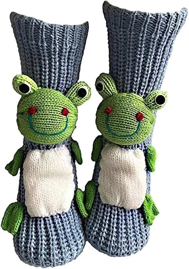 Women's Thick Knit Skid proof Warm Casual Floor Carpet Socks