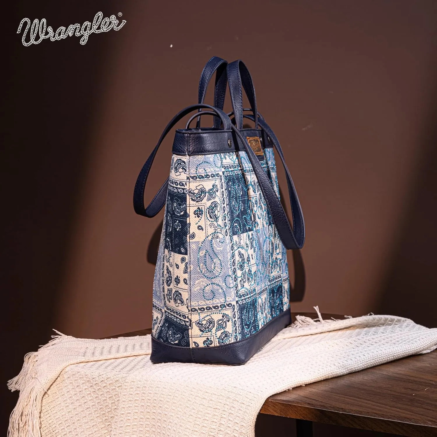 Wrangler Purse, Boutique Western Designer Tote Bag for Women