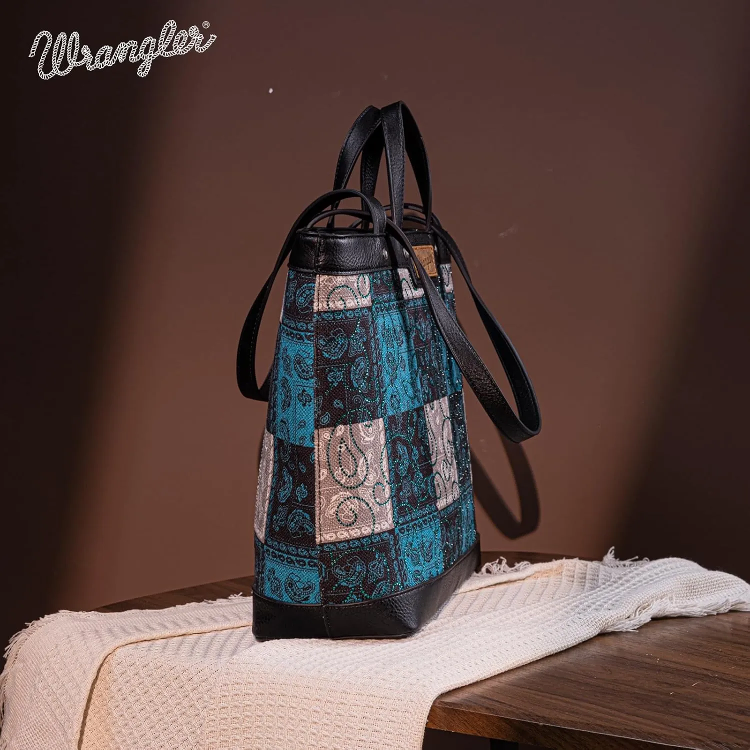 Wrangler Purse, Boutique Western Designer Tote Bag for Women
