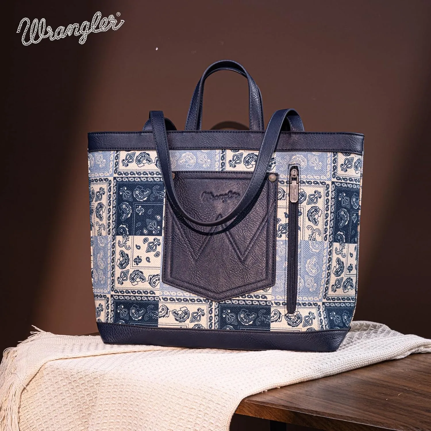 Wrangler Purse, Boutique Western Designer Tote Bag for Women
