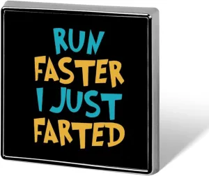 Yepp I Just Farted Funny Square Brooch Badge Lapel Pins for Jeans Shirt Bag Decoration Jewelry