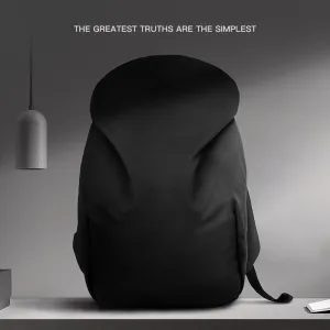 YESO Laptop Backpack Fashion Irregular Large Capacity Travel Backpack Fit 15.6 inch Water Resistant Oxford Men's Cool Backpacks