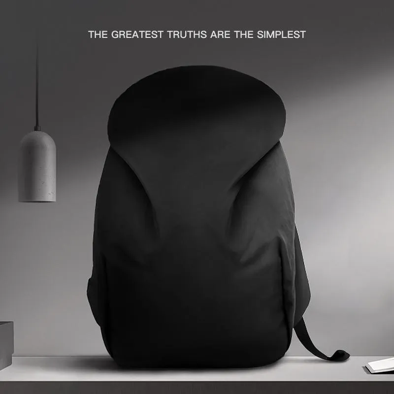 YESO Laptop Backpack Fashion Irregular Large Capacity Travel Backpack Fit 15.6 inch Water Resistant Oxford Men's Cool Backpacks