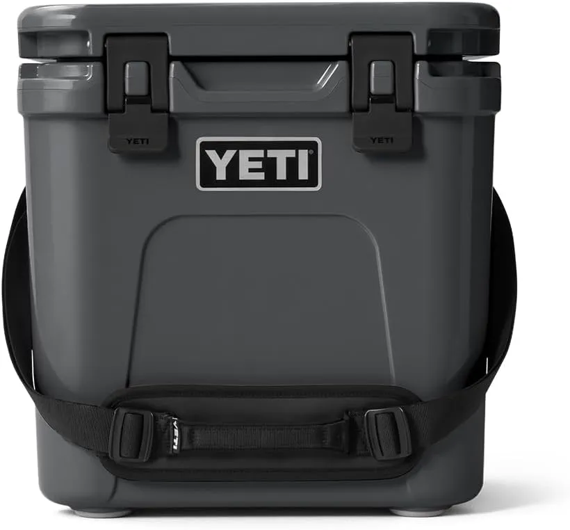 YETI Roadie 24 Hard Cooler with DoubleDuty Shoulder Strap and Drain Plug