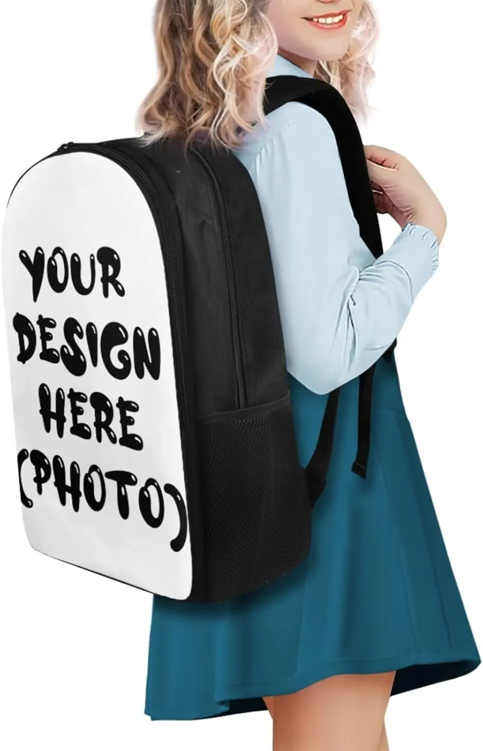 YEXIATODO Customized 4PCS Boys Backpack for School Kids Backpack for Boys with Lunch Bag Pencil Case Bottle Bag Kids Bookbag Teen Girl Backpacks for Elementary Middle High School